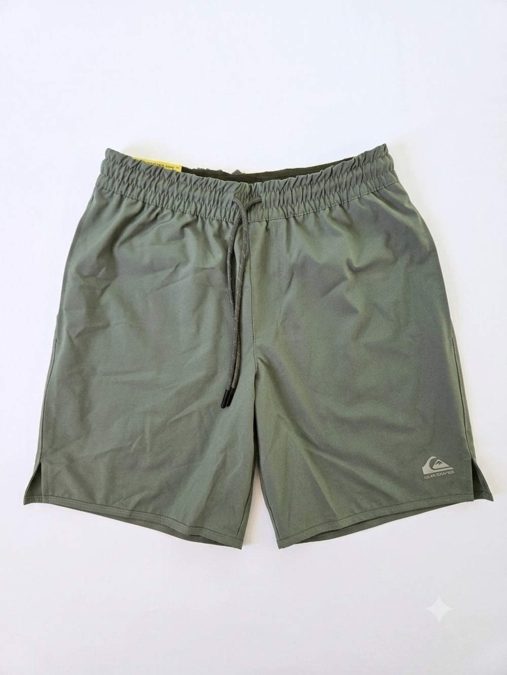 Quiksilver Men's Olive Green Drawstring Board Shorts Trunks NWT Size Small